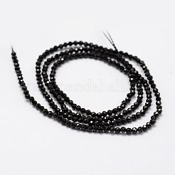 Natürlichen schwarzen Spinell Perlen Stränge&nbsp;LS-G-K185-09