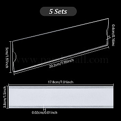 Самоклеящаяся акриловая рамка для настенного держателя знака FIND-WH0435-08