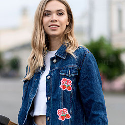 18 шт. полиэстеровая вышивка&nbsp;DIY-CA0008-01