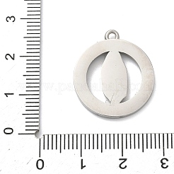 Anhänger aus 304 Edelstahl und Strassen&nbsp;STAS-G371-09C-02P
