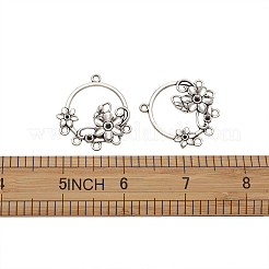Supports de strass de connecteur en alliage de style tibétain&nbsp;PALLOY-TA0001-20AS