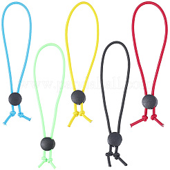 30 corde élastique de rangement en polyester 5 couleurs&nbsp;AJEW-CN0006-36