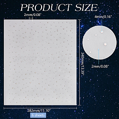 Блестящий лист со стразами для исправления DIY-WH0308-441A