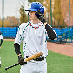 2 Stück Edelstahl-Baseball-Kreuz-Anhänger&nbsp;NJEW-UN0001-83