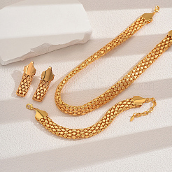 Роскошные железные полые геометрические браслеты&nbsp;FK6767-1