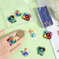 5 стиль детский аутизм тема силиконовые фокусные бусины SIL-SC0002-41