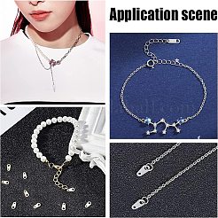 400 шт. 2 бирки для цепи из нержавеющей стали 201 STAS-DC0001-19