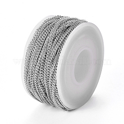 Устойчивые к потускнению витые цепи из нержавеющей стали 304 панцирные цепи CHS-H007-36P