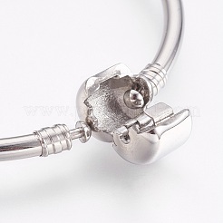 Изготовление браслетов в европейском стиле из нержавеющей стали марки 304 BJEW-I267-001C