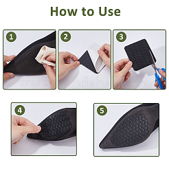 Самоклеящиеся ручки для подошв обуви&nbsp;FIND-WH0148-175A