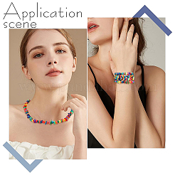 2 нити натуральных пресноводных ракушек окрашенных бусин нити G-BBC0001-43A