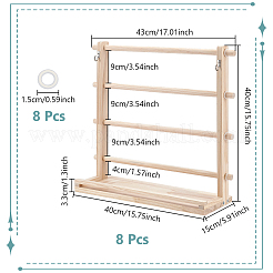 Holz-Präsentationstürme für Geschenkbänder&nbsp;ODIS-WH0038-273