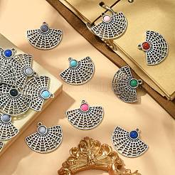 30шт подвески из смолы с имитацией бирюзы&nbsp;RESI-CJ0003-68