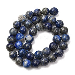 Chapelets de perles rondes en lapis-lazuli naturel&nbsp;G-E262-01-10mm