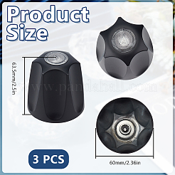 3 шт. сменные ручки для смесителя для раковины в ванной из сплава и железа FIND-GO0004-09B