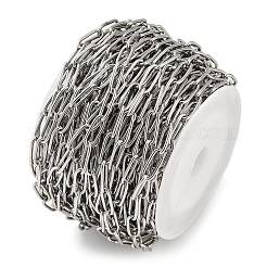 Овальные цепочки из скрепок из нержавеющей стали CHS-G040-01A-P