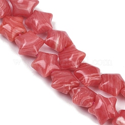 Синтетические бусины из родохрозита G-Z080-A13-8mm