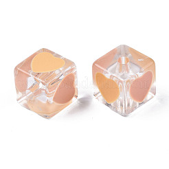 Прозрачные акриловые бусины&nbsp;LS-TACR-T004-10E