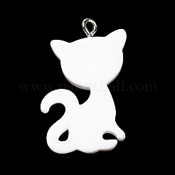 Pendentifs en résine opaque&nbsp;RESI-G069-03D