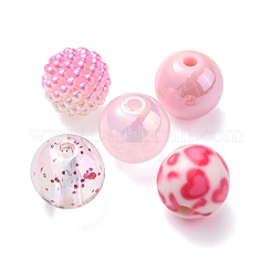 50шт 5 стиля акриловые бусины&nbsp;MACR-FS0001-50