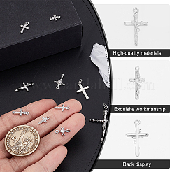 10 шт. 10 стиля латунных подвесок с микропаве из кубического циркония&nbsp;KK-GA0002-21P