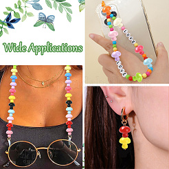 50 шт. Непрозрачные акриловые бусины&nbsp;OACR-CJ0002-65