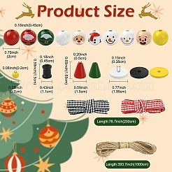 Weihnachtsmotiv DIY Anhänger Ornamente Herstellungsset&nbsp;DIY-YW0017-49