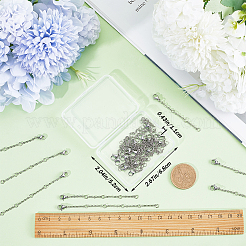 32 шт. 4-х стильный удлинитель цепи из нержавеющей стали 304 STAS-CN0001-60