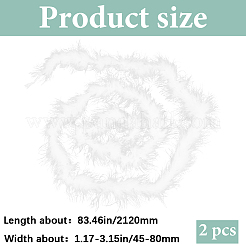 Аксессуары для украшений из перьев индейки&nbsp;AJEW-WH20018-91C