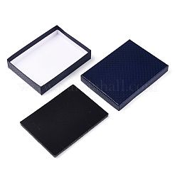 Шкатулки для драгоценностей из фактурного картона с ромбами&nbsp;LS-CBOX-T006-01B