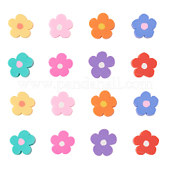 Cabochon in argilla polimerica fatti a mano da 40 pz 8 colori&nbsp;CLAY-CJ0001-29