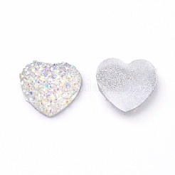 Блестящие кабошоны из смолы друз RESI-WH0008-30K