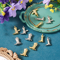 12 Stk. 6 Stile Messing Micro Pave Zirkonia Anhänger&nbsp;KK-TA0003-49