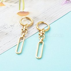 Серьги-кольца Huggie Hoop из нержавеющей стали 304 EJEW-JE04550-01