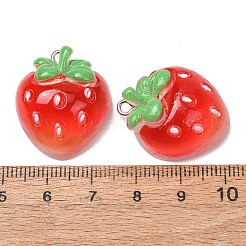 Colgantes de imitación de comida de resina opaca con temática frutal&nbsp;RE-CBA49A8-04