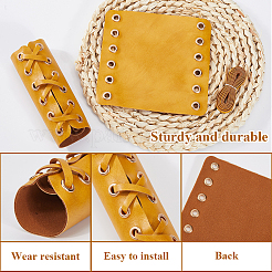 Кожаные чехлы для мотоциклетных ручек из искусственной кожи&nbsp;AJEW-WH20001-44A