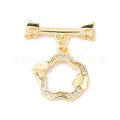 Латунные застежки-молнии из прозрачного кубического циркония KK-P234-64G