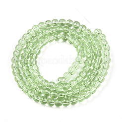 Chapelets de perles en verre transparente  &nbsp;GLAA-T032-T4mm-17