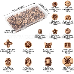 150шт 15 стиля непрозрачные акриловые бусины SACR-FS0001-38