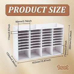 Scatola di immagazzinaggio del piatto del vassoio per pittura diamante staccabile in pvc&nbsp;AJEW-WH0513-75