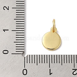 Véritables breloques en émail en laiton plaqué 18k or véritable&nbsp;KK-L216-001G-K01