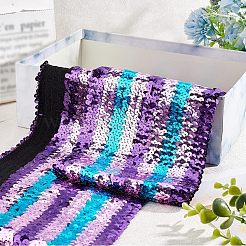 Трехцветная пластиковая блестка с эластичной тесьмой&nbsp;EW-WH0013-26