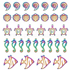 20 шт. 5 стиля ионного покрытия (IP) 201 нержавеющая сталь щенки подвески STAS-LS0001-67MC