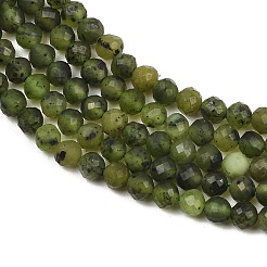 Natürliche kanadische Jade Perlen Stränge&nbsp;G-C281-A01-4mm