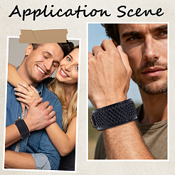 1 Stück Kunstleder-Kordelarmbänder&nbsp;BJEW-CL0001-35B