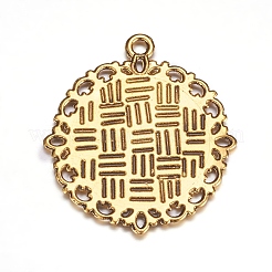 Pendente basi in lega zinco per cabochon e strass&nbsp;X-PALLOY-A15290-AG-FF