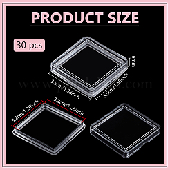 Квадратная пластиковая коробка pmma&nbsp;CON-WH0200-05A