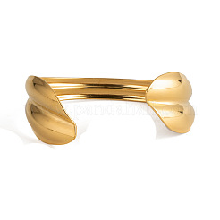 Модные браслеты-манжеты из нержавеющей стали 304 для женщин&nbsp;JF4975-1