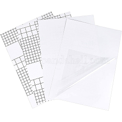 Película de transparencia para copiadora de plástico pet, Rectángulo, blanco, 214x300x0.2mm