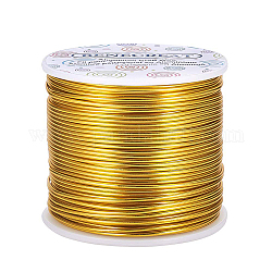 Benecreat 15 gauge (1.5mm) filo di alluminio 220ft (68m) anodizzato per gioielli artigianali perline filo per artigianato in alluminio colorato floreale - oro chiaro
